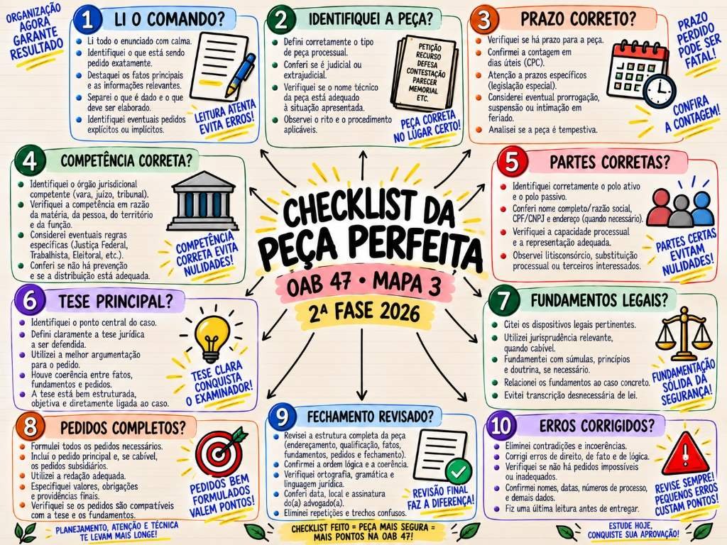 Checklist da Peça