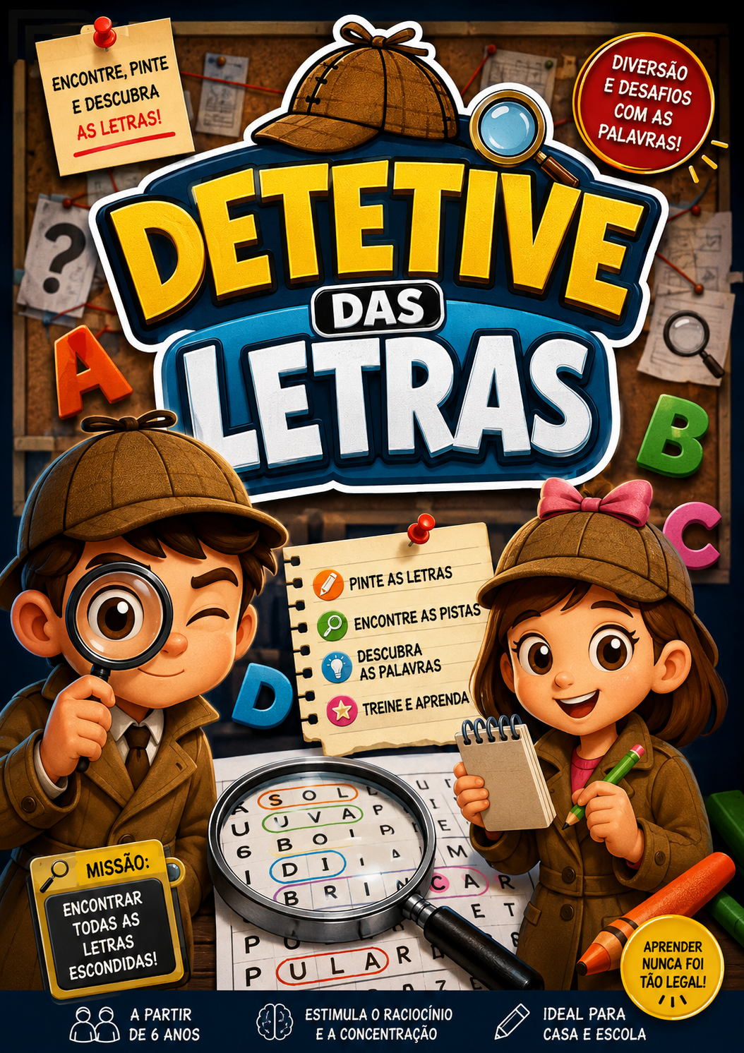 Jogo Detetive das Letras