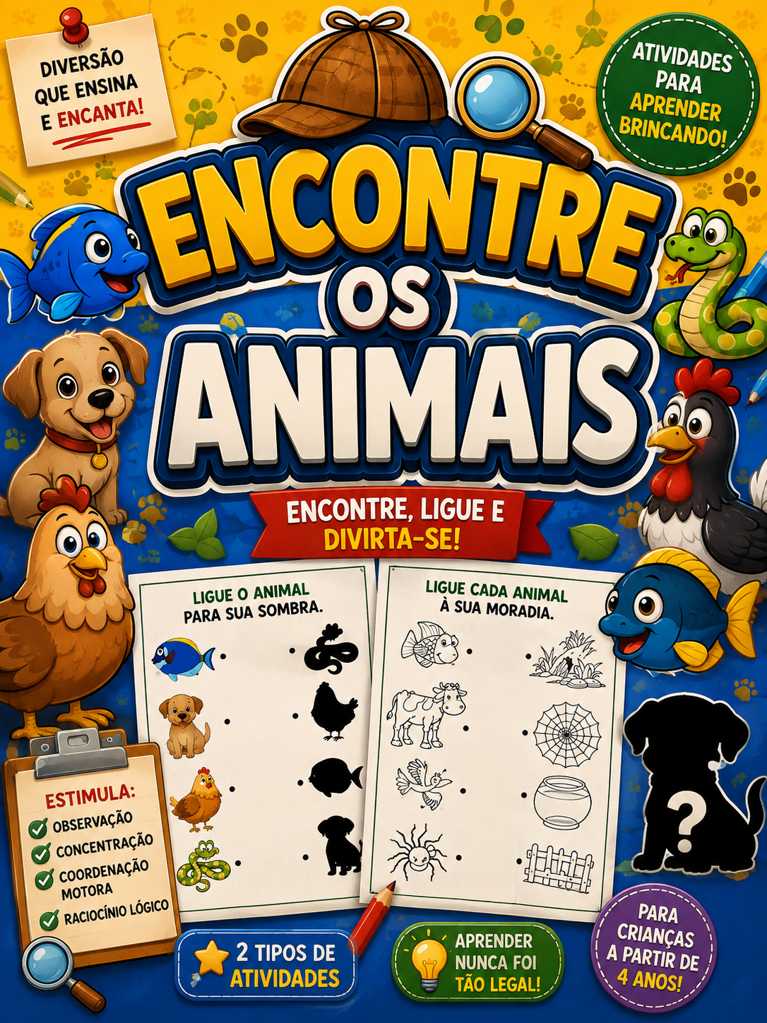 Jogo Encontre os Animais